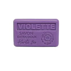 Savon Violette 115 g Les Savonneries du Soleil