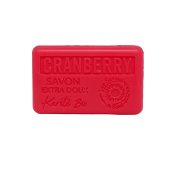 Savon Cranberry 115 g Les Savonneries du Soleil
