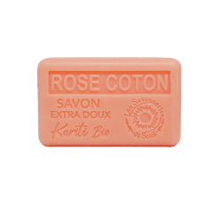 Savon Rose Coton 115 g Les Savonneries du Soleil