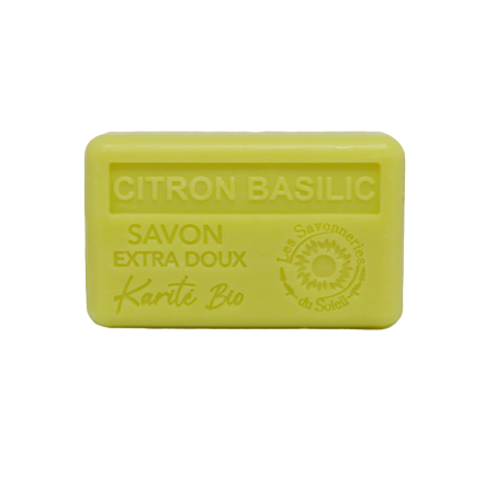 Savon Citron Basilic 115 g Les Savonneries du Soleil