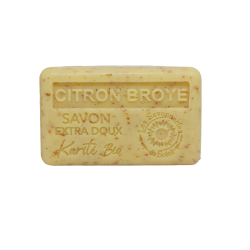 Savon Citron broyé 115 g Les Savonneries du Soleil