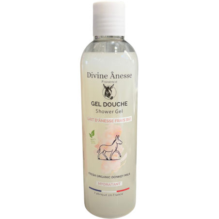 Divine Ânesse. Gel douche au lait d'ânesse