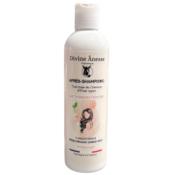 Après-shampoing au lait...