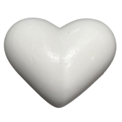 Savon fantaisie coeur blanc...