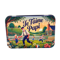 Boite à savon - Je t'aime Papi