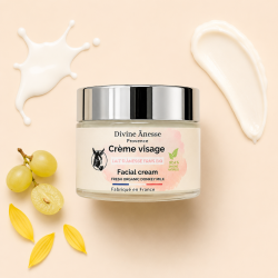 Crème visage au lait...