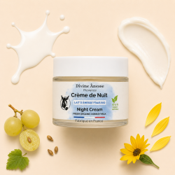Crème nuit visage au lait...
