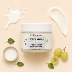 Crème visage au lait de...