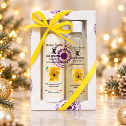 Coffret Cadeau Rituel Corps au Lait d’Ânesse – Monoï