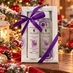 Coffret Cadeau Rituel Corps au Lait d’Ânesse – Lavande