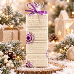 Coffret Cadeau 4 Savons – Douceur Lactée