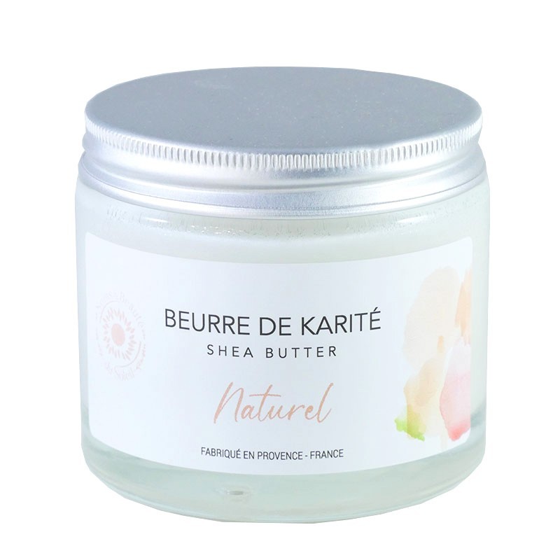 Beurre de karité corps et visage naturel 125 ml